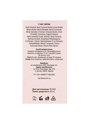 Туалетная вода женская Cherry Almond с нишевым ароматом 50 мл Top Beauty (300676882)