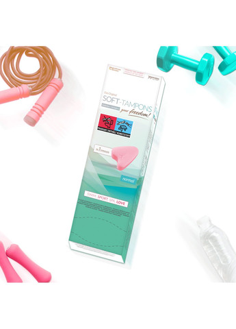 Жіночі гігієнічні м'які тампони – Soft-Tampons NORMAL, в упаковці 10 шт. JoyDivision (306522939)