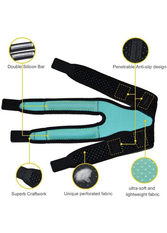 Коленный бандаж ортопедический наколенник спортивный силиконовый Bridle PTR No Brand (317764181)