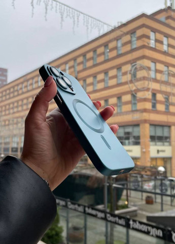 Силиконовый чехол для iPhone 13 Pro Max Forest Green MagSafe / Айфон 13 Про Макс зеленый с магсейф No Brand (299153307)