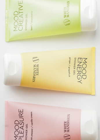 Гель для душу Очищення / Тонізація / Лімфодренаж Mood Energy 150 мл White Mandarin (333709318)