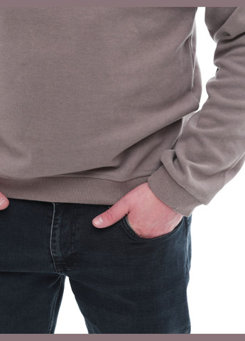 Бежевий демісезонний джемпер чоловічий бежевий комір мис джемпер Bagarda Пряма