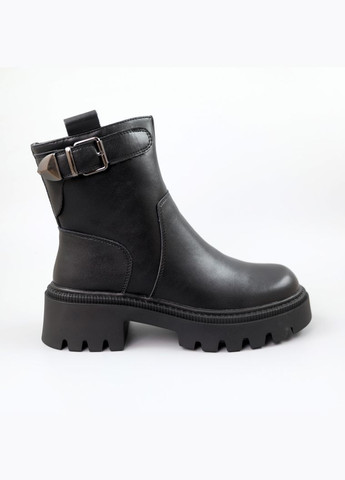 Зимние ботинки женские кожаные мех AESD