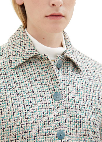 Цветной женский женский фактурный жакет Tom Tailor - демисезонный