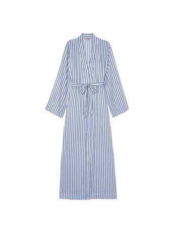 Женский халат Satin Long Robe XS/S голубой Victoria's Secret (294292194)