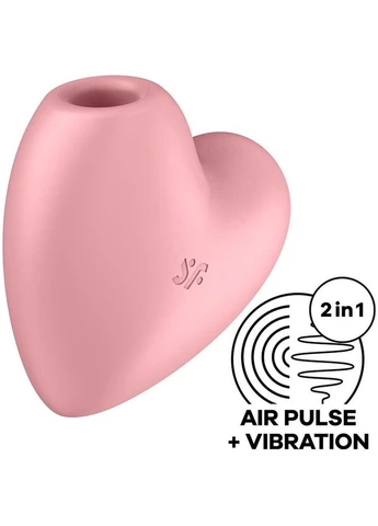 Вакуумный стимулятор Cutie Heart Light Red (SO6286) [106745] Satisfyer (400891916)