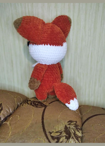 Вязаная игрушка маленький лисенок, ручная работа No Brand (304060129)