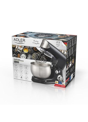 Миксер планетарный 1200Вт AD 4226 black Adler (372458824)