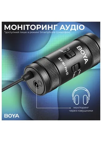 Микрофон (BY-M1 Pro II) Boya BY-M1 Pro II Black (380504632)