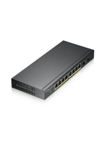 Комутатор GS1900-10HP (GS1900-10HP-EU0102F) (8xGE PoE, 2хSFP, POE 77W, WebSmart, 10/100/1000 Мбіт/с) Zyxel (342399468)