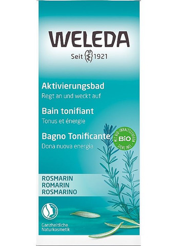Молочко для ванни "Розмарин" Rosemary Invigorating Bath Milk 200ml (706837-61630) Weleda (368634630)