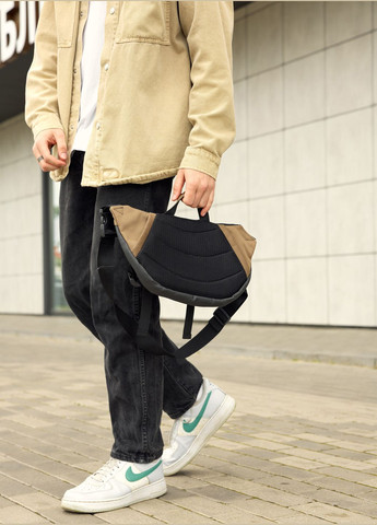 Мужская поясная сумка бананка для планшета Sambag (323459310)