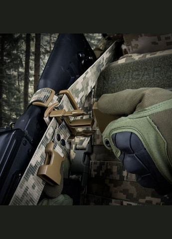 Ремінь збройовий триточковий Hel slingУкраїнський цифровий камуфляж (ММ-14) RAGNAROK (315878006)