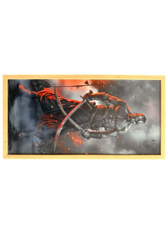 Нарди дерев'яні 50x50 см Нарди Великі "Козак" з кубиками та фішками No Brand (330774663)