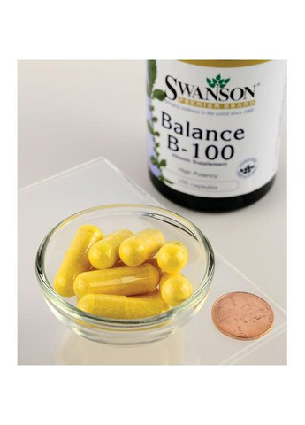 Комплекс вітамінів групи В-100,, 100 капсул Swanson (364311315)