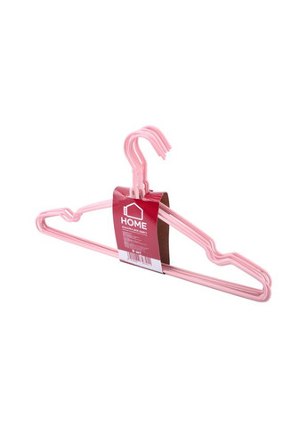 Набор вешалок для одежды 39.4х21х0.3 см 8 шт Pink (6707233) IDEA HOME (280945378)