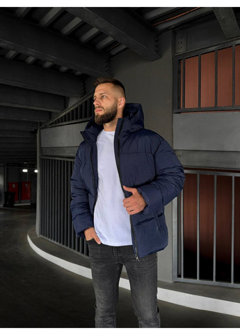 Синий зимний Пуховик Україна