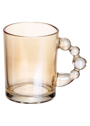 Набір чашок 6 шт для чаю та кави по 350 (мл) кружки скляні Коричневий HP-19-ZD-2 Yiwu (369654040)