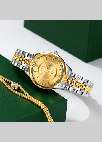 9264TGDGD Silver/Gold-Gold кварцевый классический Skmei (324103758)
