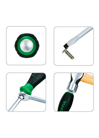 Викрутка шліцева 10.0x200мм (з шестигранником ударна) TOPTUL (289464973)