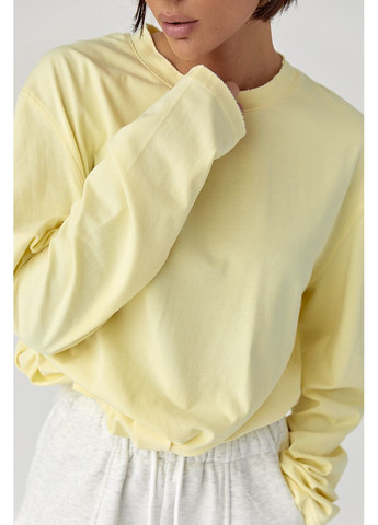 Однотонний базовий лонг oversize - світло-сірий колір Lurex (364967836)