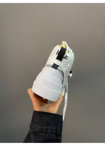КРОСІВКИ ЖІНОЧІ NIKE BLAZER X SACAI WHITE BLACK НАЙК БЛЕЙЗЕР No Brand чорні демісезони (367167268)