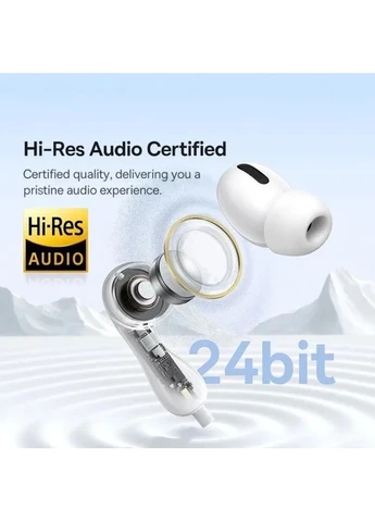 Навушники дротові Encok HZ20 (3.5mm) Moon White Baseus (389299965)