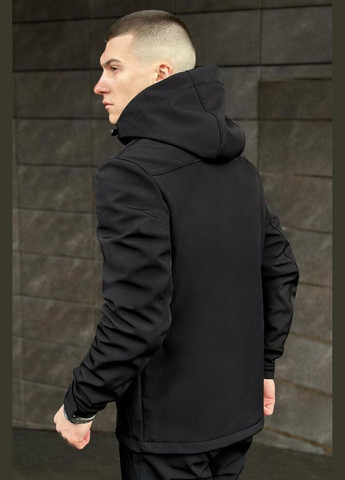 Чорна демісезонна куртка чоловіча No Brand