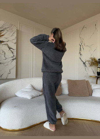 Графитовая всесезон пижама кофта + брюки Garna