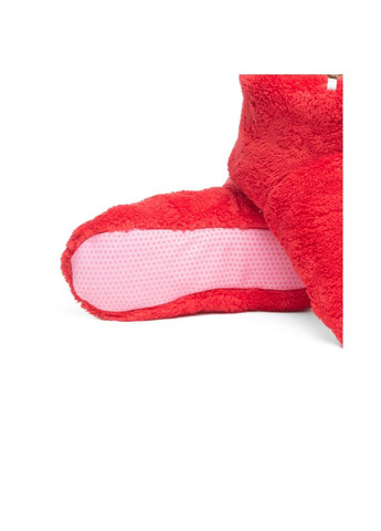 Красные тапочки-сапожки детские домашние махровые красный Maybel