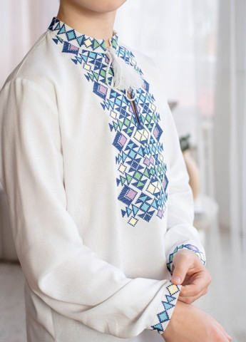 Белая рубашка Vyshyvanka узор украинская символика (331022717)