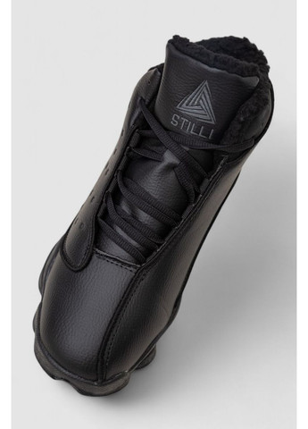 Чорні Осінні кросівки чоловічі зимові на хутрі Sport Line Кроссовки