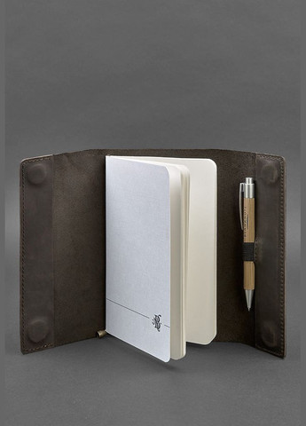 Шкіряний блокнот софт-бук 7.0 темно-коричневий (A-026790) BlankNote (328961498)