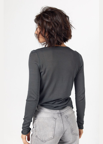 Женский лонгслив с вискозного плетения Lurex (319311920)