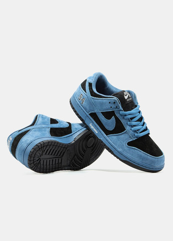 Синие демисезонные кроссовки мужские и женские nike sb dunk supreme low ocean fog | найк сб данк суприм синие No Brand