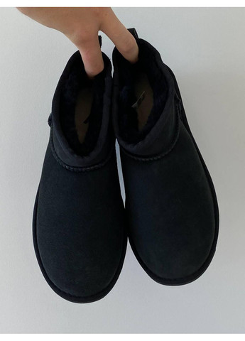 Уггі Чоловічі UGG Ultra Mini Black (Замша) (366320703)