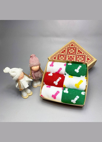 Комбинированные бокс высоких мужских носков 40-45 на 6 пар в подарочной коробке. Vakko (307009078)