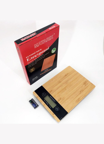 Ваги кухонні MX-406 5кг Wood, Кухонні ваги для приготування страв, Ваги для домашньої кухні Domotec (317250866)