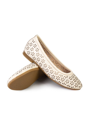 Жіночі балетки жіночі бренду 8200621_(2) ModaMilano | бежеві натуральна шкіра (294853949)