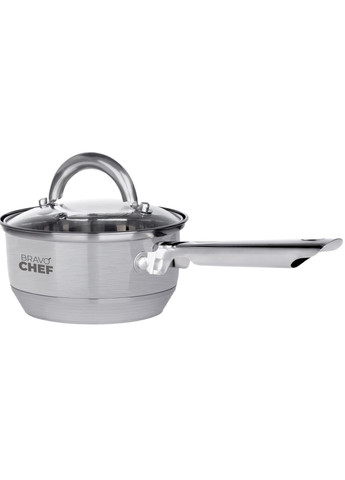 Ковш 14 см (1.15 л) с крышкой (6720872) Bravo Chef (314776192)