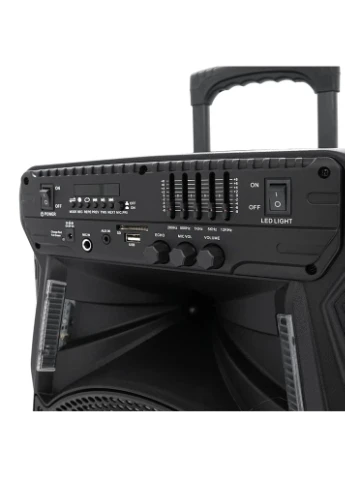 Колонка з мікрофоном ZXX-7171 / Акустична переносна колонка 600Вт 12" 35х30х54см Mosquitall (391769717)