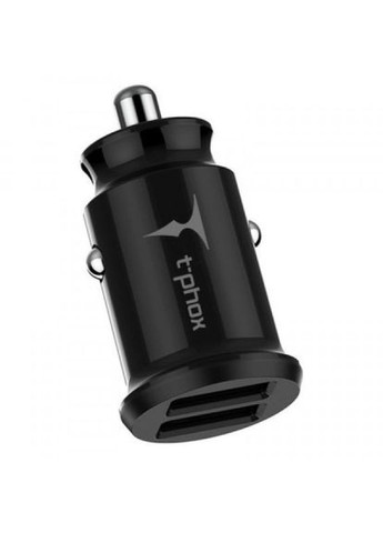 Зарядний пристрій (TS09 SET M B) T-PHOX charger set 2.4a dual+microusb cable 1.2m (black) (268142023)