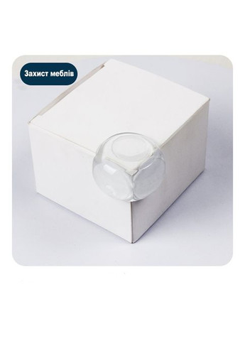 Силиконовые накладки на острые уголки мебели для защиты детей от ударов, прозрачные, круглые, 10шт No Brand (318065797)