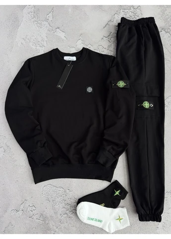 Костюм SI: свитшот-штаны 2 пары носков в подарок! No Brand (401239929)