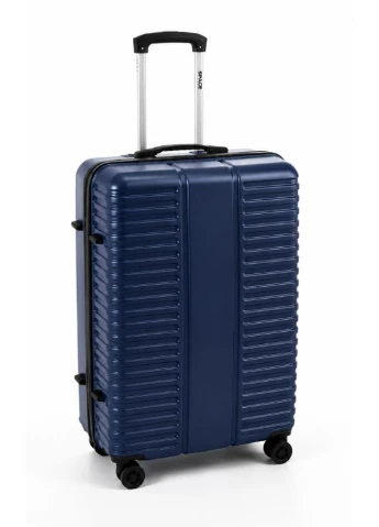 Велика дорожня валіза ABS-пластик SPACE R37248-L-BL (Dark Blue/ Темно ) на колесах No Brand (400527750)