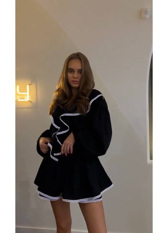 Жіночий костюм сорочка+спідниця-шорти Fashion (352473734)