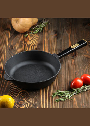Чавунна сковорода Optima-Black 280 х 60 мм Brizoll (322732469)