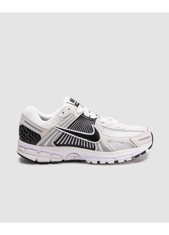 КРОССОВКИ ЖЕНСКИЕ NIKE ZOOM VOMERO 5 WHITE / BLACK PLATINUM TINT METALIC НАЙК АИР ЗУМ ВОМЕРО 5 No Brand чёрные демисезоны (367172012)