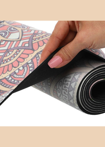 Коврик для йоги каучуковый замшевый FI-5662-24 Record (334304442)