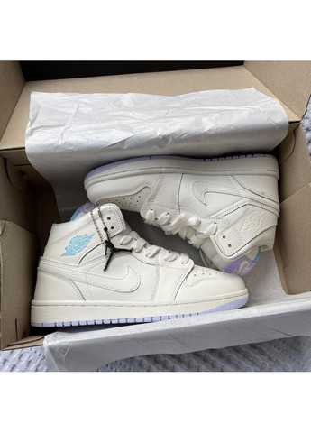 КРОСІВКИ ЖІНОЧІ NIKE AIR JORDAN 1 RETRO HIGH MILK ESSENTIAL НАЙК АІР ДЖОРДАН No Brand білі демісезони (367172783)